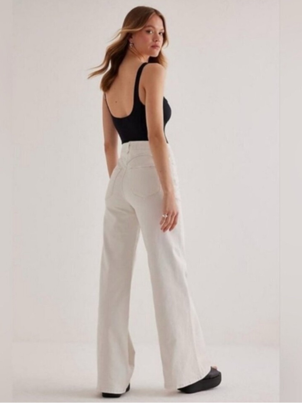 Good American Good Skate Wide Leg Jeans Size 14, NWT - Picture 2 of 11